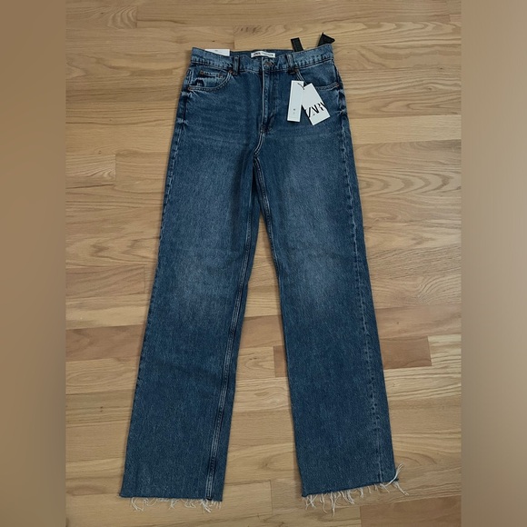 NWT Zara Blue Jeans - Picture 1 of 5